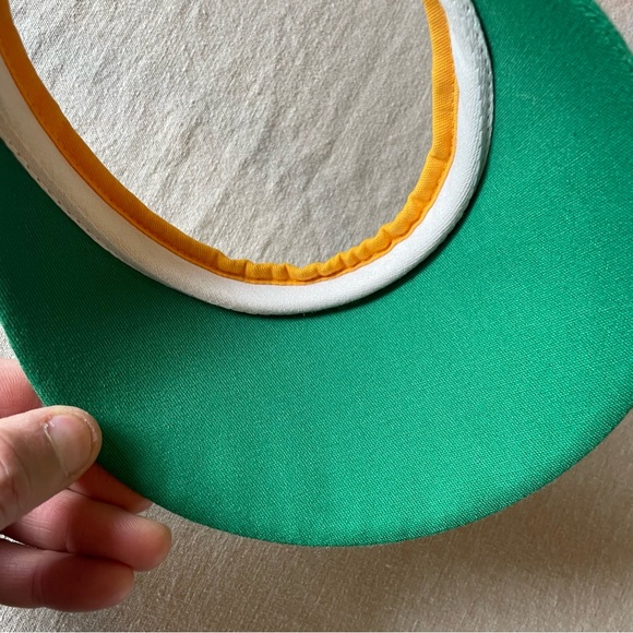 Vintage Oregon Ducks Visor Hat Classic Sportswear Made in USA Excel Condition - Picture 6 of 15